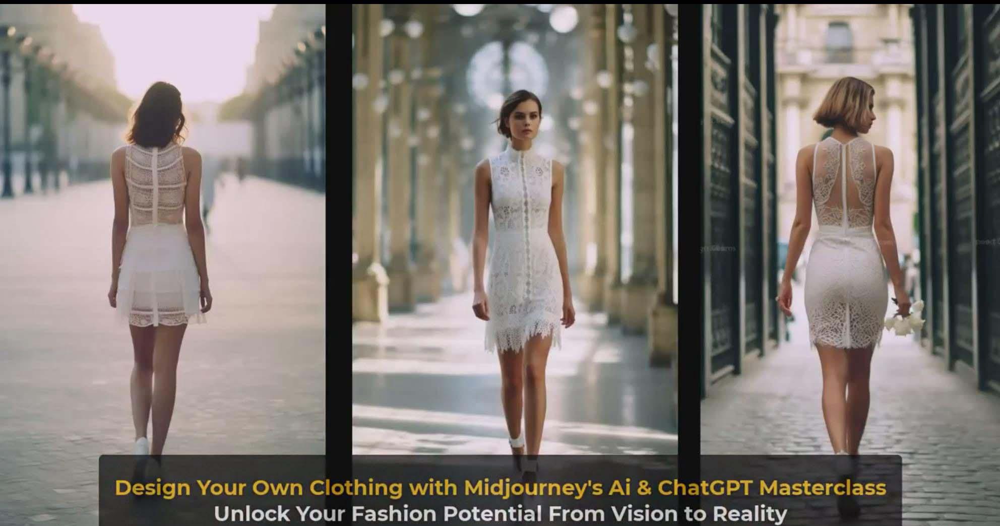 图片[2]-利用 Midjourneys Ai 人工智能设计自己的服装AI大师班-10节课-中英字幕-简创项目网