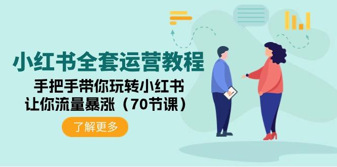 (9624期)小红书全套运营教程：手把手带你玩转小红书，让你流量暴涨(70节课)-简创项目网