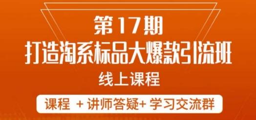 南掌柜-第17期打造淘系标品大爆款，5天线上课-简创项目网