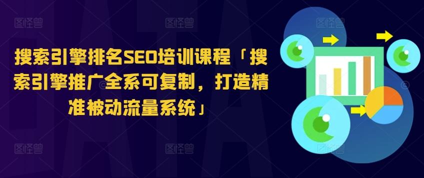 搜索引擎排名SEO培训课程「搜索引擎推广全系可复制，打造精准被动流量系统」-简创项目网