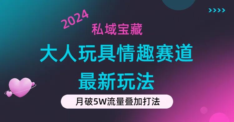 私域宝藏：大人玩具情趣赛道合规新玩法，零投入，私域超高流量成单率高-简创项目网