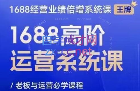 林一电商圈子·1688高阶运营系统课-简创项目网