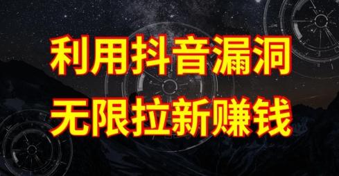 利用抖音链接漏洞，无限拉新赚钱【漏洞原理+操作流程】【揭秘】-简创项目网