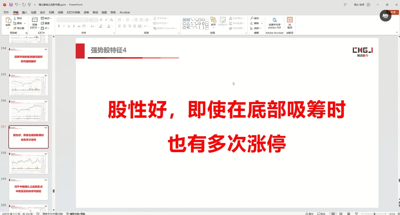 缠话股今·缠论基础之选股专题-简创项目网