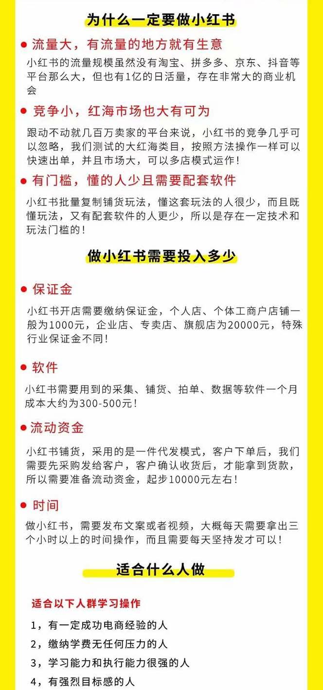 图片[1]-小红书-笔记带货课【6月更新】流量 电商新机会 315节正课+64节隐藏课-简创项目网