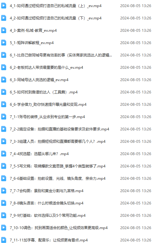 图片[2]-实体店老板获客特训营：认知、定位、文案、矩阵、直播、AI等(72节-简创项目网