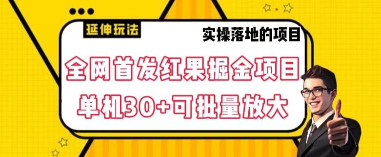 全网首发红果免费短剧掘金项目，单机30+可批量放大【揭秘】-简创项目网