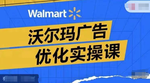 沃尔玛广告优化实操课，广告报告实操讲解，广告如何提高转化和ROAS等-简创项目网