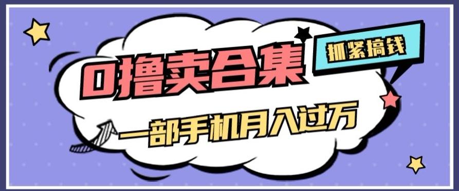0撸项目月入过万，售卖全套ai工具合集，一单29.9元，一部手机即可【揭秘】-简创项目网