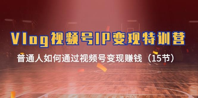 Vlog 视频号IP变现特训营，普通人如何通过视频号变现赚钱(15节-简创项目网