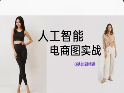 人工智能SD电商图实战，ai绘图0基础到精通-简创项目网