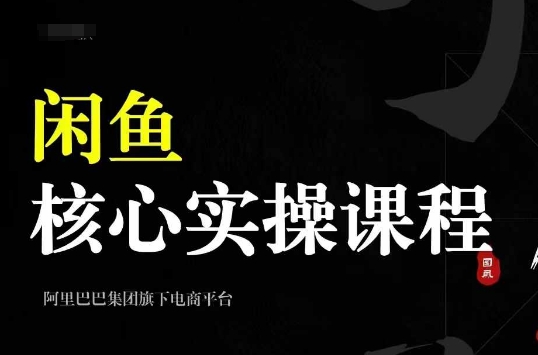 2024闲鱼核心实操课程，从养号、选品、发布、销售，教你做一个出单的闲鱼号-简创项目网