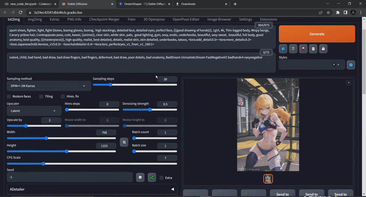 图片[4]-利用Stable Diffusion创建动漫艺术图像使用AI绘画赚钱-中英字幕-简创项目网