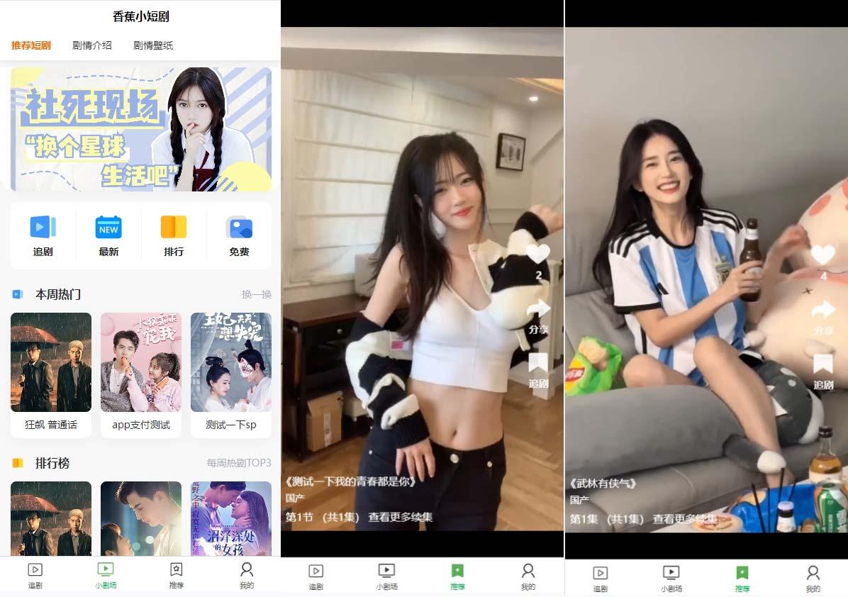 (8542期)小剧场短剧影视系统源码 全开源 带支付收益+会员机制+代理推广等模式【…-简创项目网