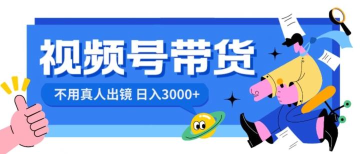 视频号带货，日入3000+，不用真人出镜-简创项目网